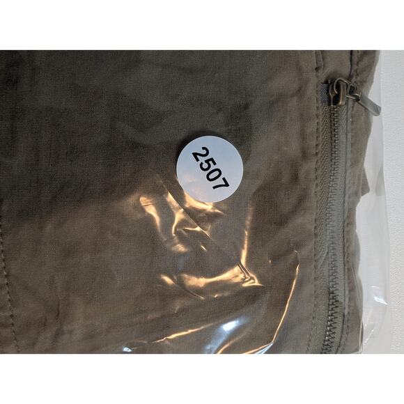 By Anthropologie Zip-Front Halter Corset Dress Green Size Medium Midi - Picture 13 of 13